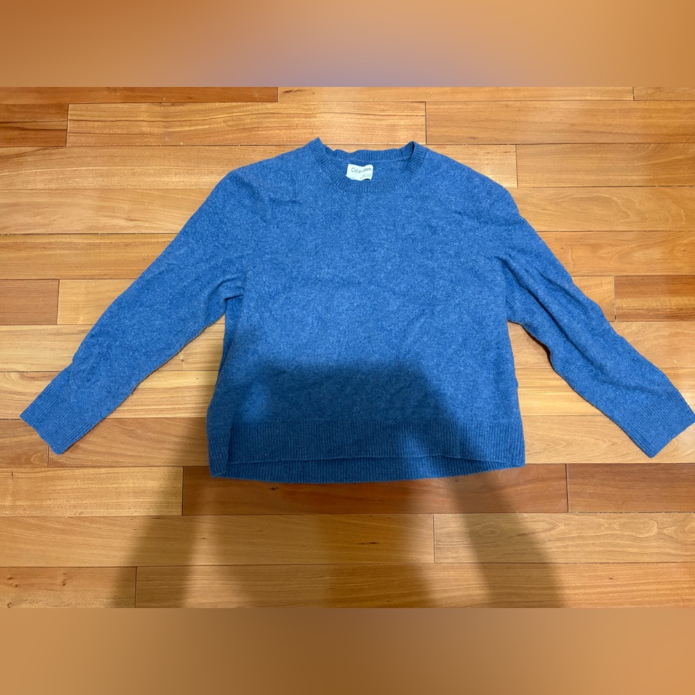 Blue Calvin Klein Crewneck Sweater